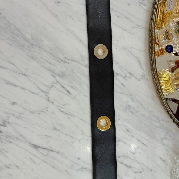 Celine Belt Black and Gold Size 85 - Picture 8 of 16